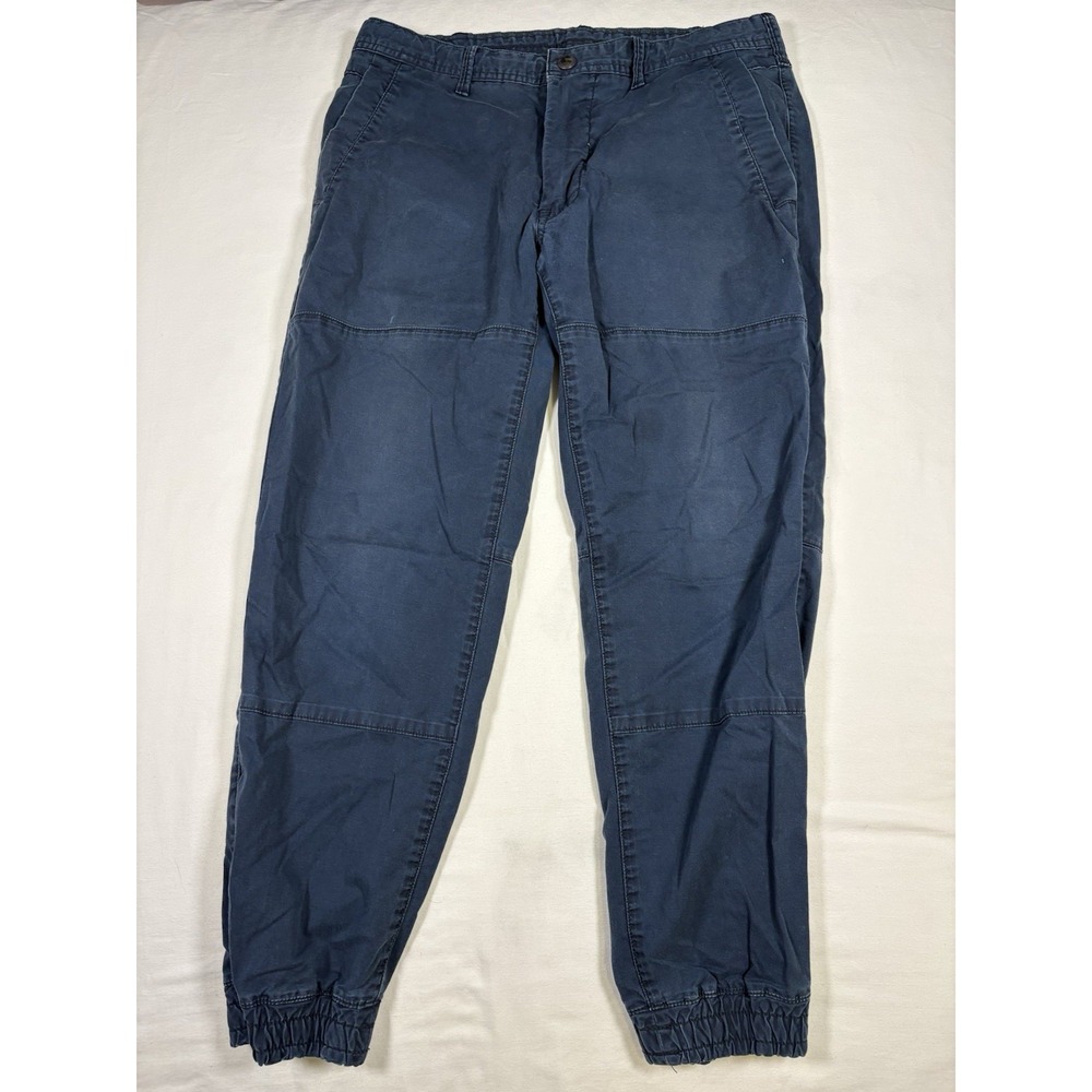 Polo Ralph Lauren Mens 32x30 Blue Chino Joggers Utility Pants Standard Issue